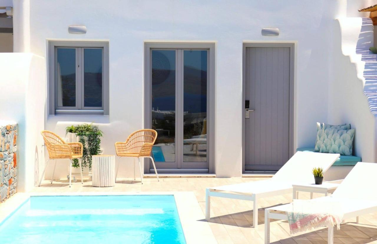 The Nine Graces - Agia Anna - Option With Private Pool Or Hot Tub Villa Luaran gambar
