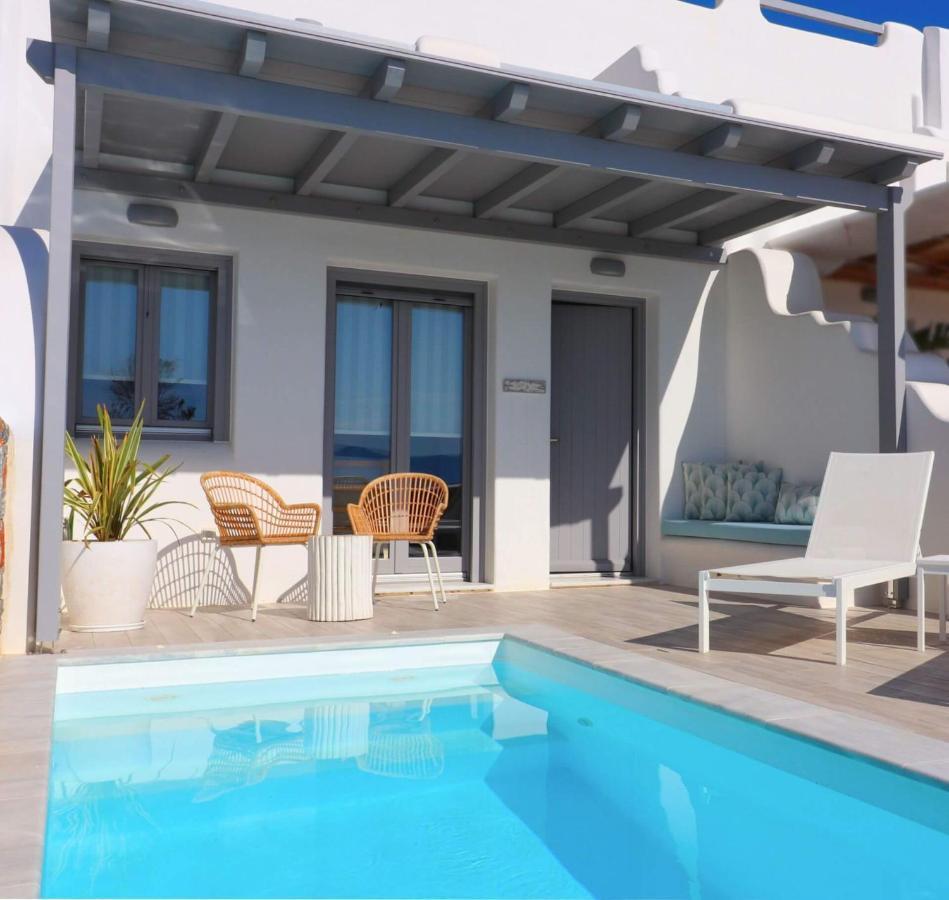 The Nine Graces - Agia Anna - Option With Private Pool Or Hot Tub Villa Luaran gambar